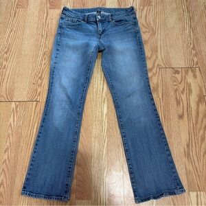 GAP Women's Sexy Boot Cut Jeans in Blue size 8/29s